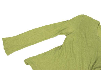 45rpm R by Cotton Cut & Sew L/S Tee Lime Green Size 2