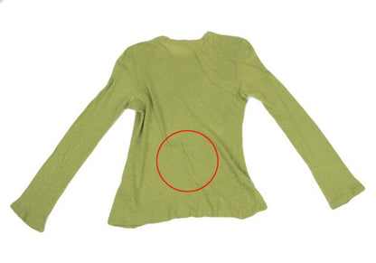 45rpm R by Cotton Cut & Sew L/S Tee Lime Green Size 2