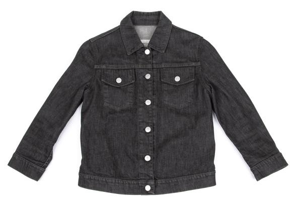 HELMUT LANG ELASTIC DENIM SLIM 2 Jacket Charcoal Size 38