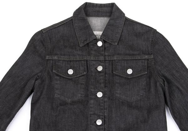 HELMUT LANG ELASTIC DENIM SLIM 2 Jacket Charcoal Size 38