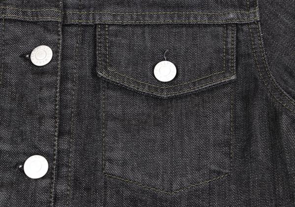 HELMUT LANG ELASTIC DENIM SLIM 2 Jacket Charcoal Size 38