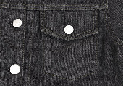 HELMUT LANG ELASTIC DENIM SLIM 2 Jacket Charcoal Size 38