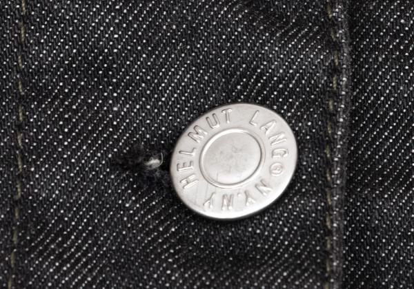 HELMUT LANG ELASTIC DENIM SLIM 2 Jacket Charcoal Size 38