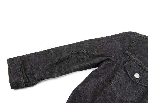 HELMUT LANG ELASTIC DENIM SLIM 2 Jacket Charcoal Size 38