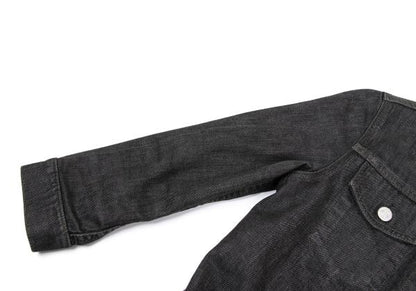 HELMUT LANG ELASTIC DENIM SLIM 2 Jacket Charcoal Size 38