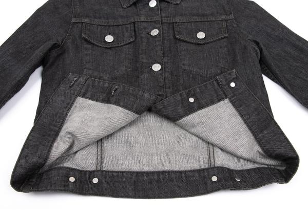 HELMUT LANG ELASTIC DENIM SLIM 2 Jacket Charcoal Size 38