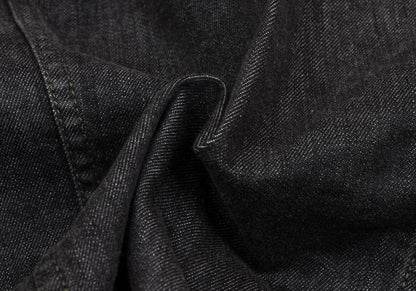 HELMUT LANG ELASTIC DENIM SLIM 2 Jacket Charcoal Size 38