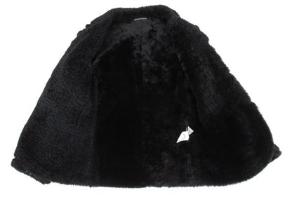 Yohji Yamamoto FEMME Outseam Mouton Jacket Black Size S