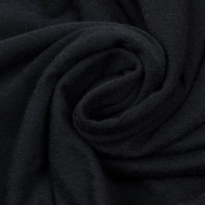 Y's Mixed Material Frill Sleeveless Tunic Black Blouse Size 2