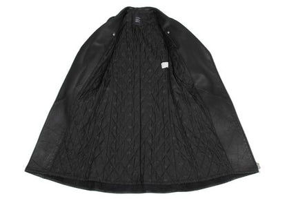 LIMI feu Quilted Lining Leather Riders Coat Black Size XS