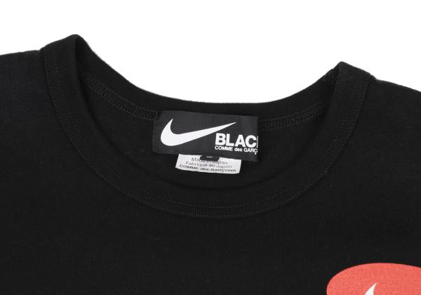 BLACK COMME des GARCONS x Nike Logo T-Shirt Black Size S