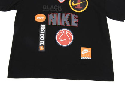 BLACK COMME des GARCONS x Nike Logo T-Shirt Black Size S