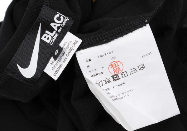 BLACK COMME des GARCONS x Nike Logo T-Shirt Black Size S