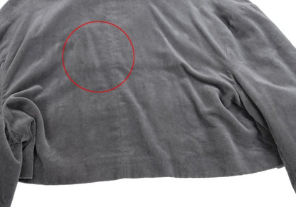 COMME des GARCONS 96AW Velvet Square Neck Hoodie Gray Size M
