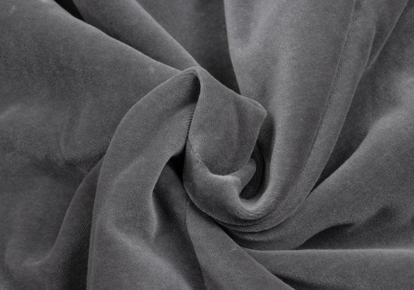COMME des GARCONS 96AW Velvet Square Neck Hoodie Gray Size M