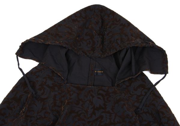 COMME des GARCONS 96AW Wool Flock Print Hoodie Black Size M