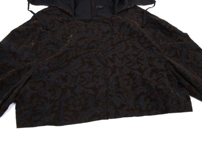 COMME des GARCONS 96AW Wool Flock Print Hoodie Black Size M
