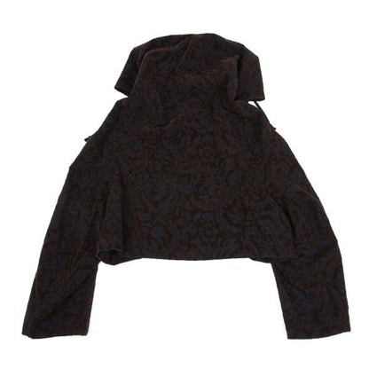 COMME des GARCONS 96AW Wool Flock Print Hoodie Black Size M