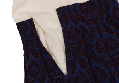 COMME des GARCONS 96AW Flocky Pleated Dress Blue Size S