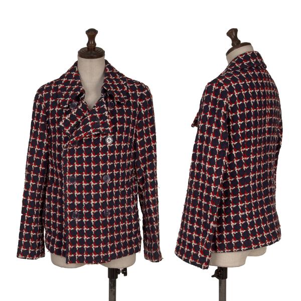 JUNYA WATANABE COMME des GARCONS Tweed Jacket Blue Size S