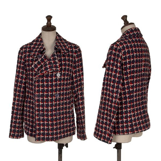 JUNYA WATANABE COMME des GARCONS Tweed Jacket Blue Size S
