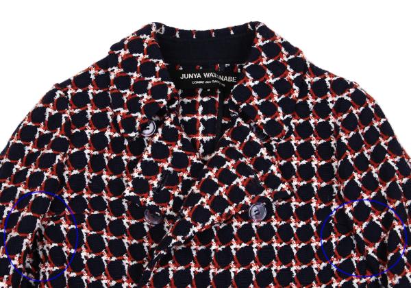 JUNYA WATANABE COMME des GARCONS Tweed Jacket Blue Size S