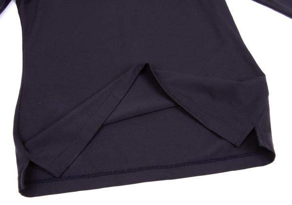 Y's Turtleneck Polyester Purple Size M