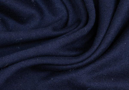 Y's Cotton Turtleneck Long Sleeve Tee Blue Size M