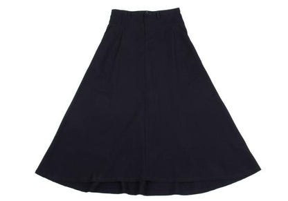 Y's Wool Gabardine Flare Skirt Blue Size 3