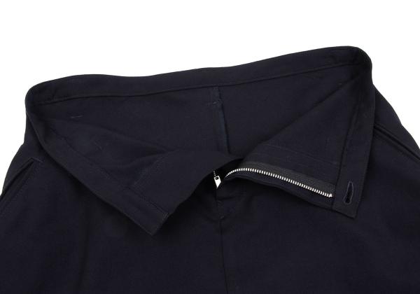 Y's Wool Gabardine Flare Skirt Blue Size 3
