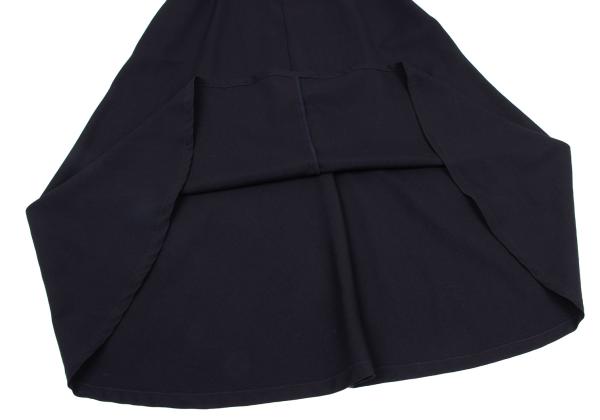 Y's Wool Gabardine Flare Skirt Blue Size 3