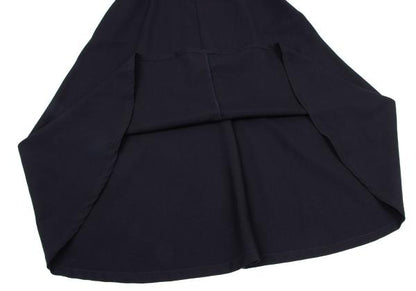 Y's Wool Gabardine Flare Skirt Blue Size 3
