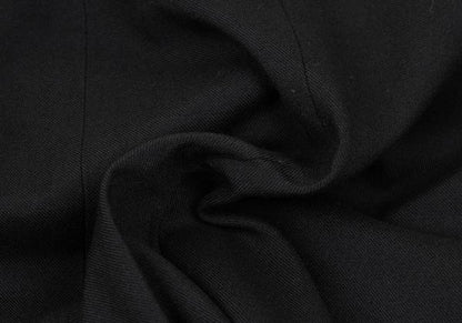 Yohji Yamamoto FEMME Cotton Rayon Peaked Jacket Black Size 2