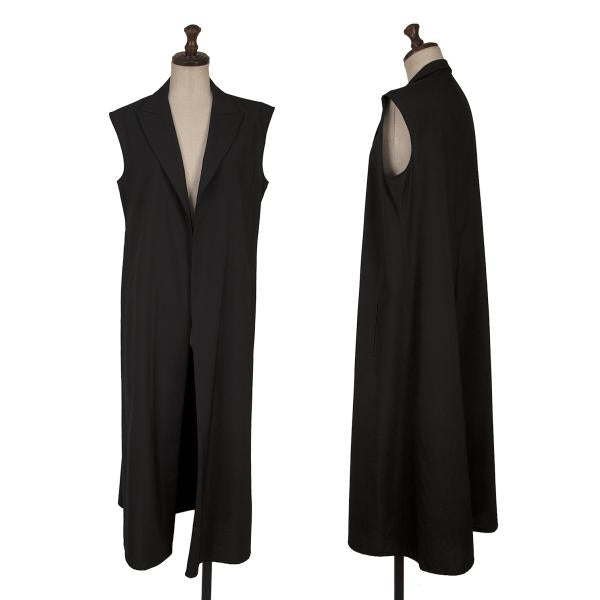Yohji Yamamoto NOIR Wool Buttonless Jacket Black Size 1