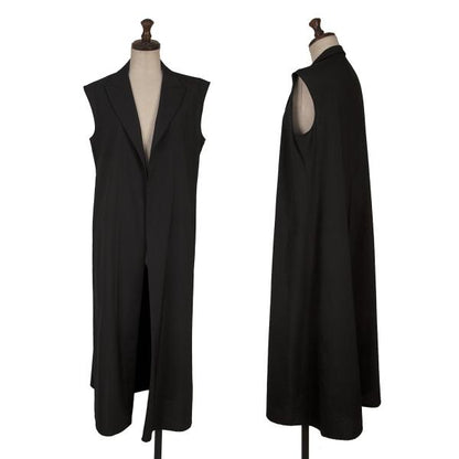 Yohji Yamamoto NOIR Wool Buttonless Jacket Black Size 1
