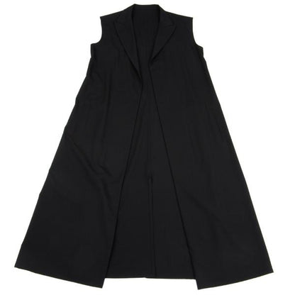 Yohji Yamamoto NOIR Wool Buttonless Jacket Black Size 1