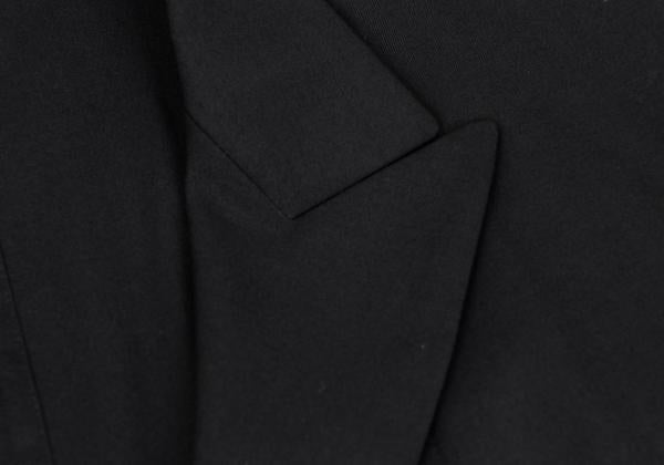 Yohji Yamamoto NOIR Wool Buttonless Jacket Black Size 1