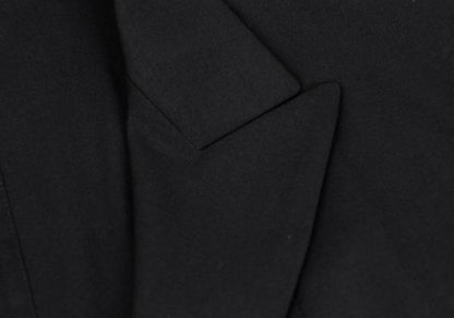 Yohji Yamamoto NOIR Wool Buttonless Jacket Black Size 1