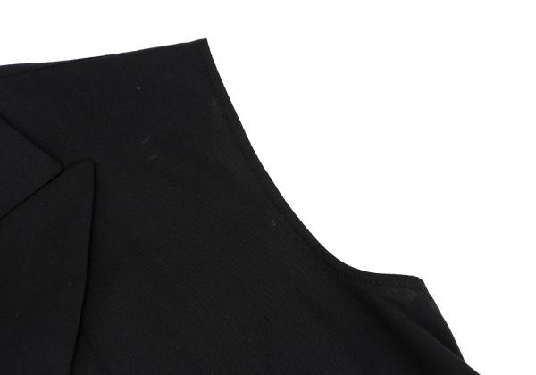 Yohji Yamamoto NOIR Wool Buttonless Jacket Black Size 1