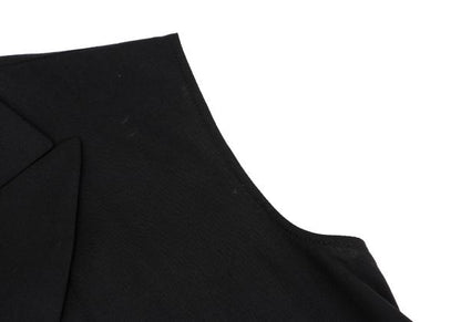 Yohji Yamamoto NOIR Wool Buttonless Jacket Black Size 1