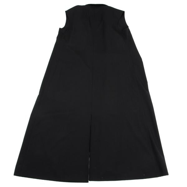 Yohji Yamamoto NOIR Wool Buttonless Jacket Black Size 1
