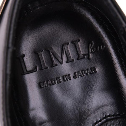 LIMI feu Metal Toe Leather Sneakers Black Size 24.5CM