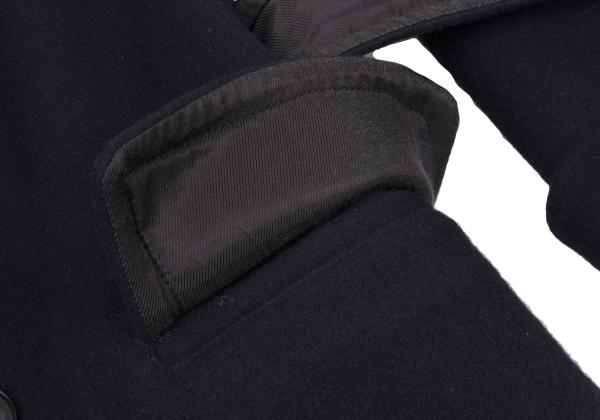SCYE BASICS Wool Trench Coat Navy Size 38