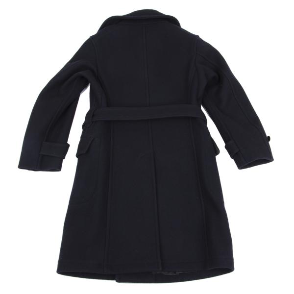 SCYE BASICS Wool Trench Coat Navy Size 38