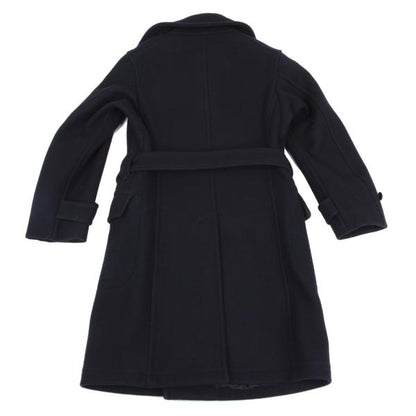 SCYE BASICS Wool Trench Coat Navy Size 38