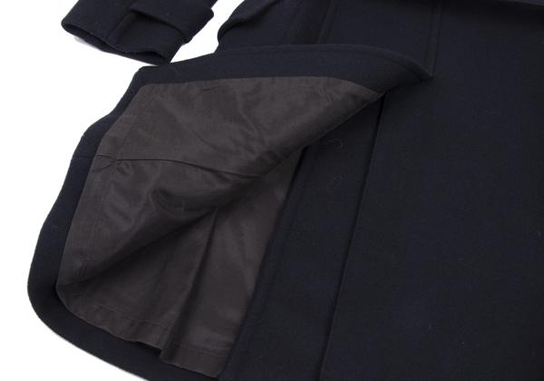 SCYE BASICS Wool Trench Coat Navy Size 38