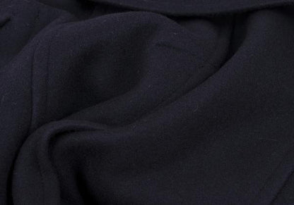 SCYE BASICS Wool Trench Coat Navy Size 38