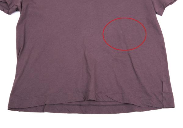 DRIES VAN NOTEN Cotton V-Neck T-Shirt Red Size XS