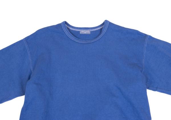 COMME des GARCONS HOMME White Stitch Long Shirt Blue Size L