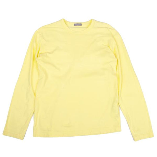COMME des GARCONS HOMME Cotton T-Shirt Light Yellow Size M